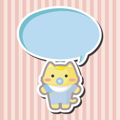 cat cartoon theme elements