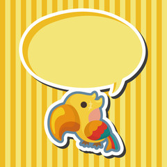pirate parrot theme elements