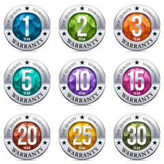 Warranty Seal Chrome Badge