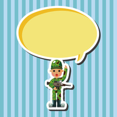 people theme soldier elements