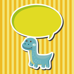 dinosaur cartoon theme elements