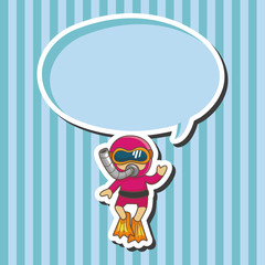 diver theme elements