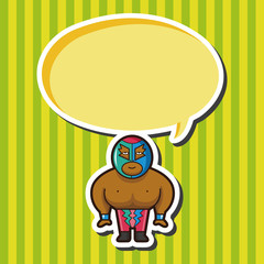 Wrestler theme elements