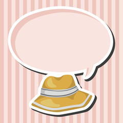 Travel equipment hat theme elements