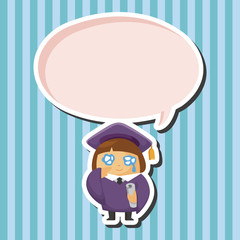 student cartoon theme elements