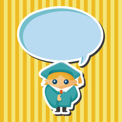 student cartoon theme elements