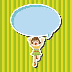 jumping person theme elements