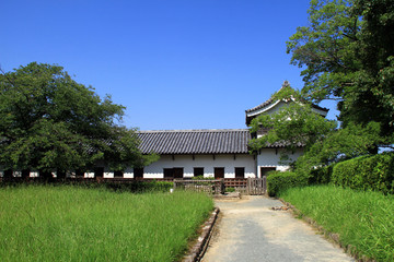 Fototapeta na wymiar 福岡城趾の多門櫓