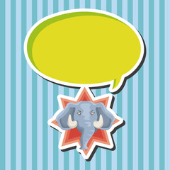 animal elephant cartoon theme elements