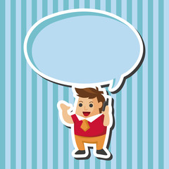 Office workers theme elements