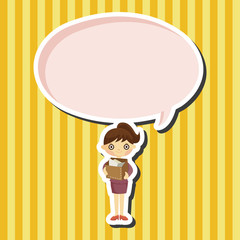 Office workers theme elements