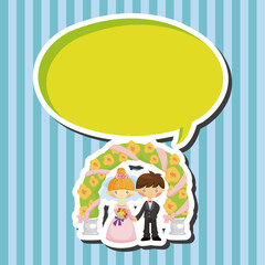 wedding couple theme elements