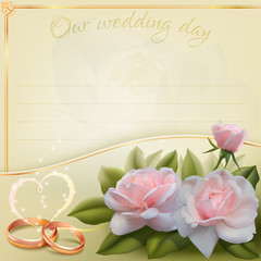 Wedding invitation card