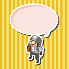 football player theme elements