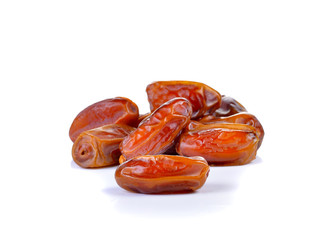 Dates fruit isolated on white background