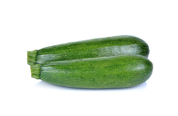 fresh  zucchini isolated on white background
