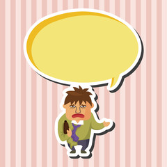 Office workers theme elements