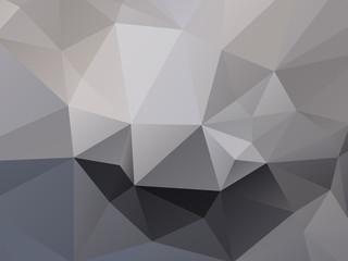 Fototapeta premium Silver Triangular Background