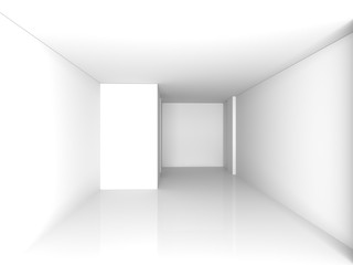 empty room white