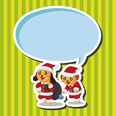 santa claus theme elements