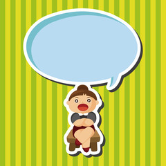 Office workers theme elements