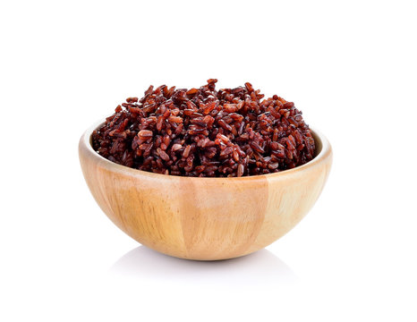 Rice berry  on white background