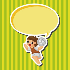 volleyball player theme elements