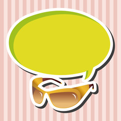 glasses theme elements