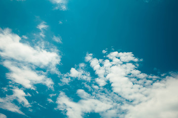 Fototapeta na wymiar clouds in the blue sky