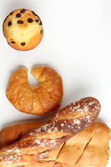 croissant bakery with brade muffin