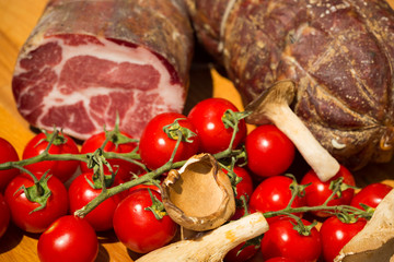 tagliere salumi capocollo