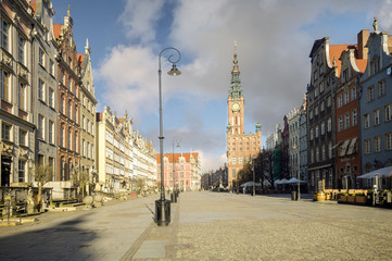 Ulica Długa na starym mieście w Gdańsku © Mike Mareen