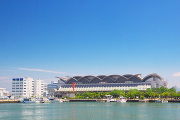 Central pier, Hakata Port in Fukuoka