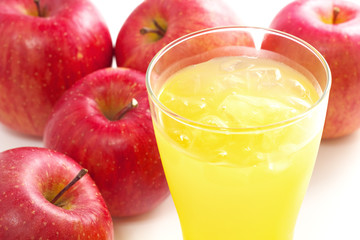 Cold apple juice