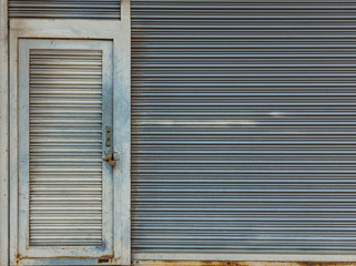 Old roller door background