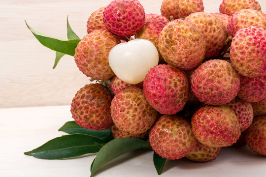 Litchi chinensis in the Wooden box