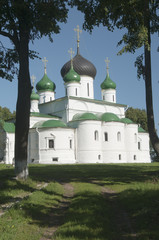 Fototapeta na wymiar St. Theodor's monastery, The Cathedral of the great Martyr. Theo