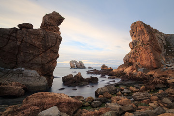 The rocky coasts of northern Spain, Liencres