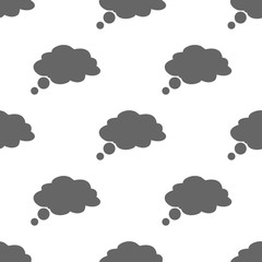 seamless pattern with speech bubbles