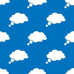 seamless pattern with speech bubbles