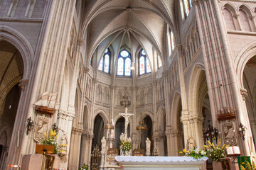 Fototapeta premium Eglise saint Méen de Cancale, Ile et Vilaine, Bretagne, France 