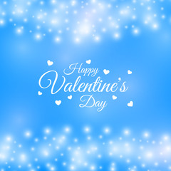 Hearts frame Valentine's day