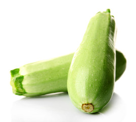 Squashes isolated on white