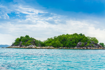 Beautiful rock Island Tropical ocean landscape