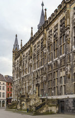 Fototapeta na wymiar Aachen Rathaus (city hall), Germany