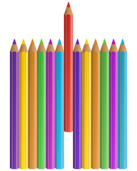 Colorful pnecils set