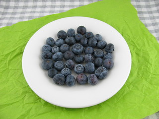 Frische Blaubeeren