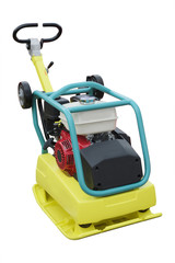 The image of road repair machine under the white background