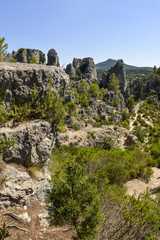Fototapeta na wymiar Cirque de Mourèze, site protégé, Hérault, région Languedoc Roussillon, 34, France
