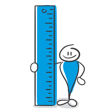 Stick Figure Series Blue